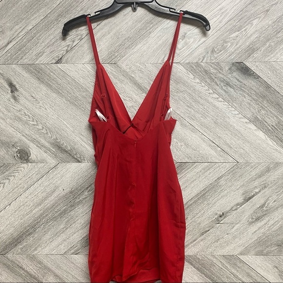 Superdown | About Us Revolve Naomi Red Mini Dress - Picture 8 of 11